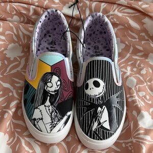 NWT: Nightmare Before Christmas Women's Slip-On Sneakers